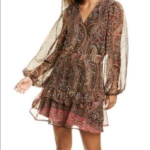 NWOT Walter Baker Mishka Ruffled Mini Dress Sz 8